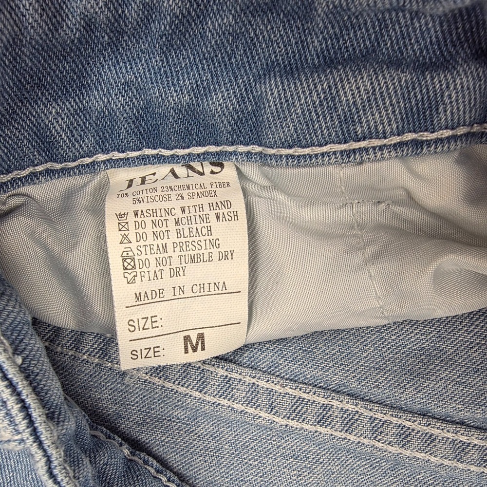 Women's Cargo Jeans Baggy Wide Leg Mom Y2K - Picture 7 of 7